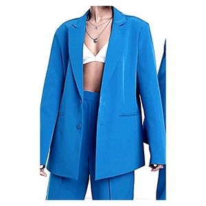 NEW Jones New York Blazer NEW WITHOUT TAGS Stunning Blue Blazer Size 8